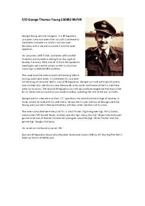A preview of a PDF biography for Young, George Thomas
